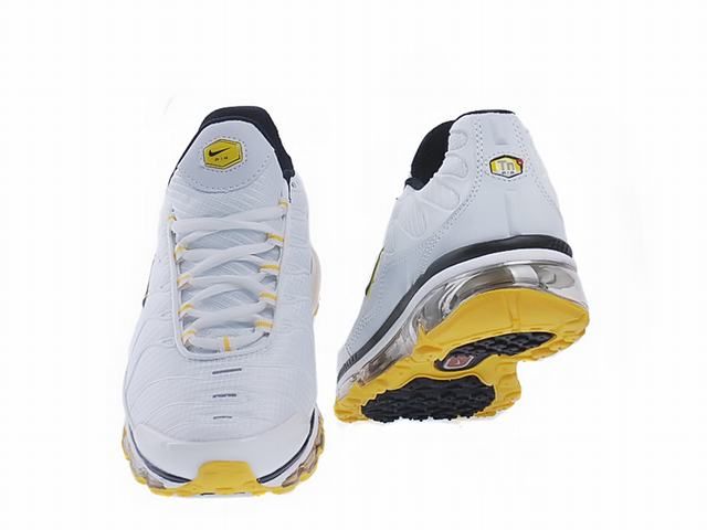 New Men'S Nike Air Max Tn White/Yellow